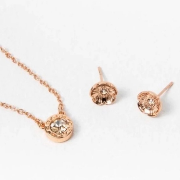 COACH Necklace And Earring Set - Picture 13 of 16